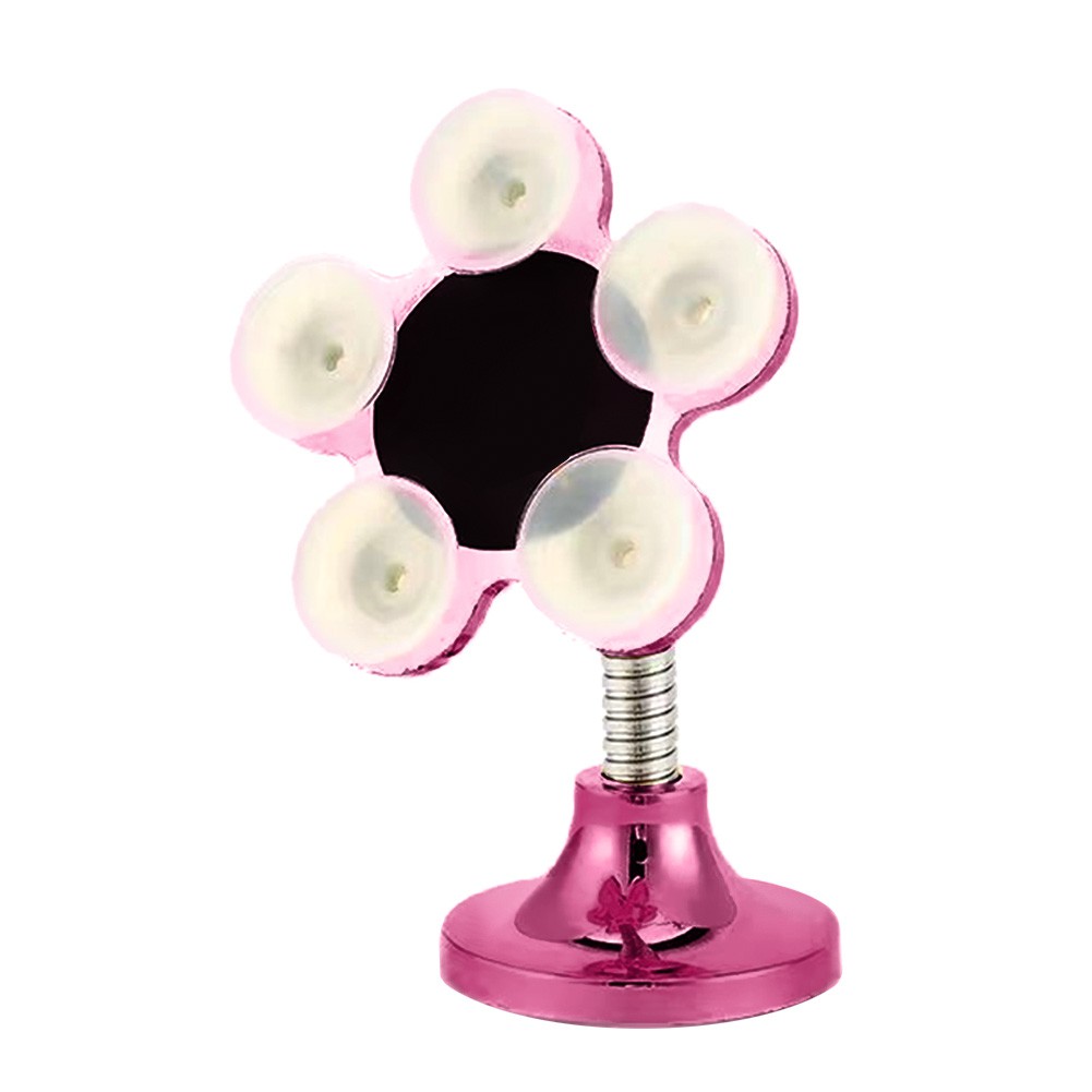 Giá đỡ điện thoại hình hoa xoay 360 độ với đế hít sử dụng tại nhà/ trong xe hơi