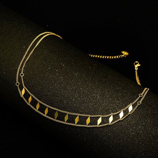 Dây Chuyền Titan Nữ Kiểu Choker Thời Trang Cá Tính Không Đen Không Gỉ TT 3059