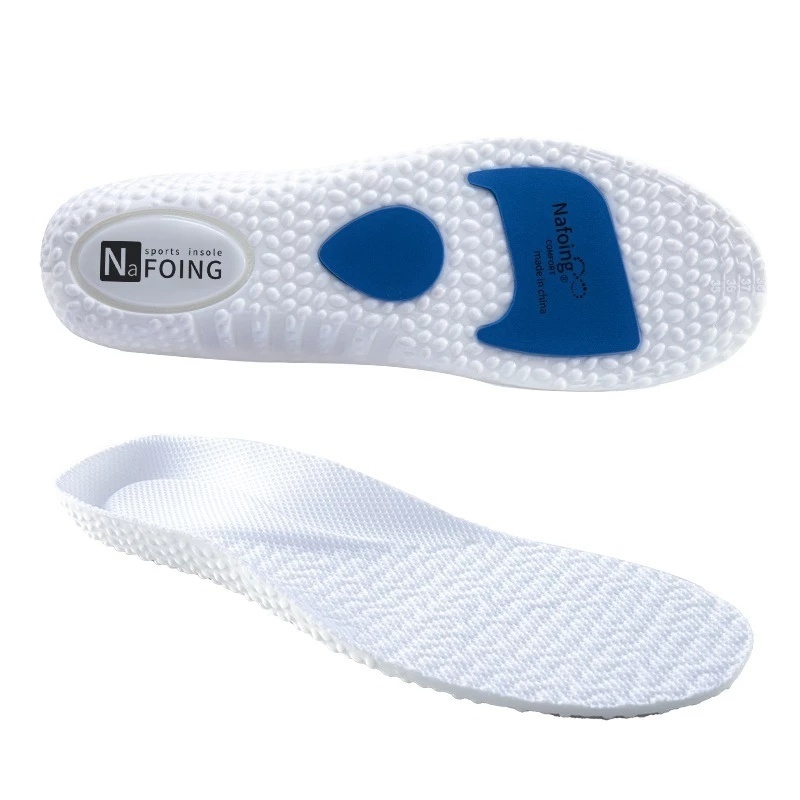 Đế Lót Giày Thể Thao Bằng Silicone Mềm Co Giãn Thoáng Khí Chống Sốc Định Hình Cho Nam Và Nữ