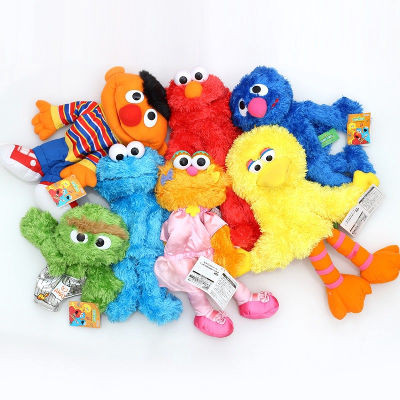 Rối Tay Hình Sesame Street Hoạt Hình Nhồi Bông Mềm 84224207 Cho Bé