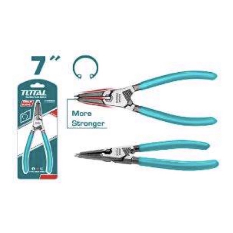 Kìm 7in mở phe trong (mũi tôi cứng) TOTAL THTJ21803 mũi thẳng
