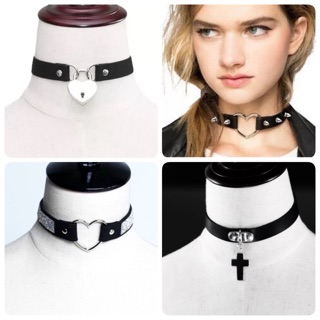 Vòng cổ choker da