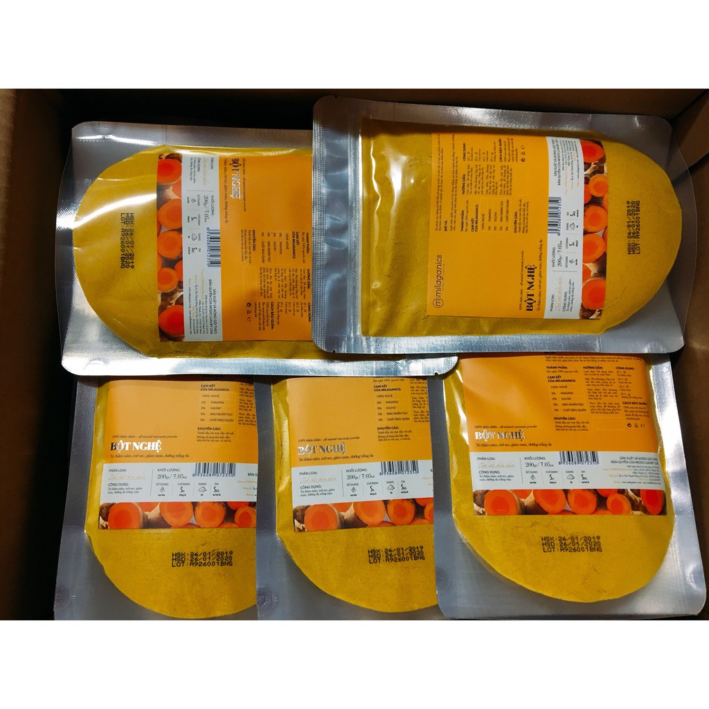 Bột nghệ Milaganics 100g