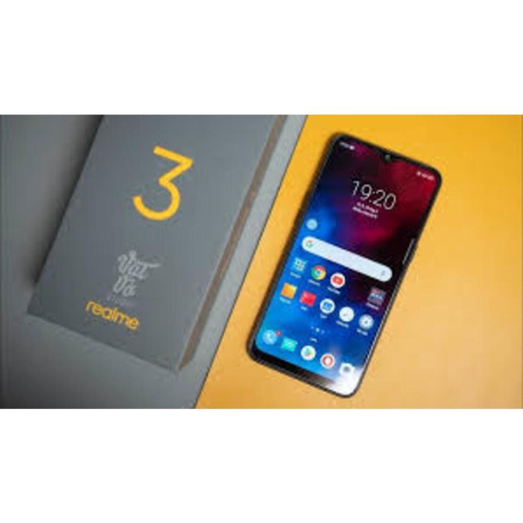 điện thoại Realme 3 2sim ram 3G rom 32G Chính Hãng, Màn hình: IPS LCD6.22&quot;HD+, Cày Game nặng siêu mượt