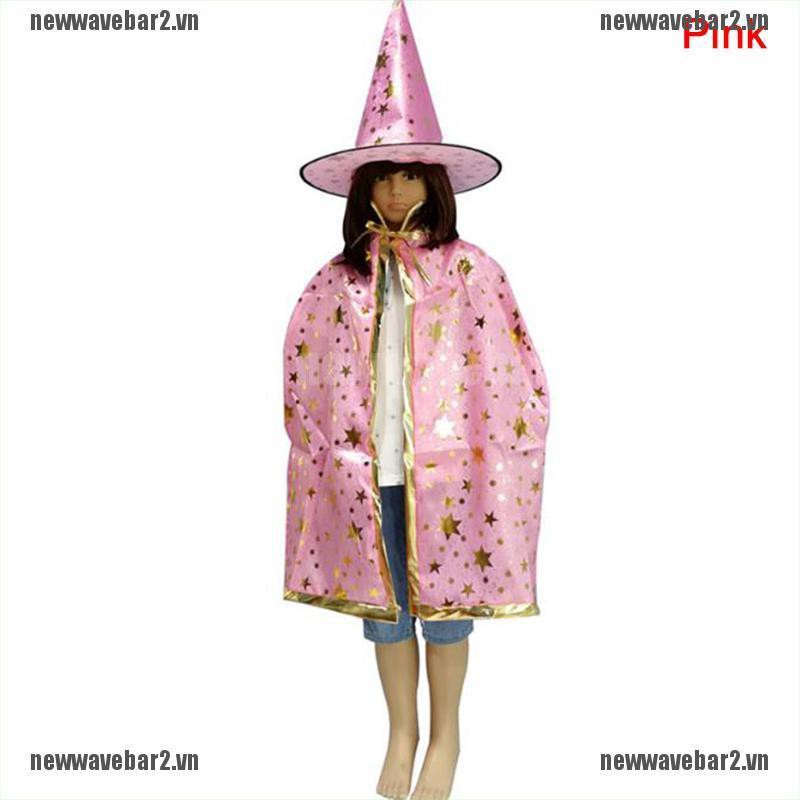 Bộ 2 Mũ Và Áo Khoác Hóa Trang Halloween Dễ Thương