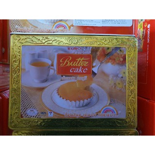 Bánh trứng Thái Butter Cake Euro hộp sắt 800g