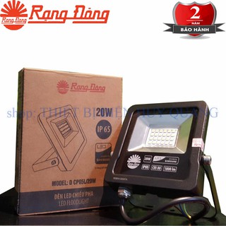 Đèn pha led chiếu rọi 20w rạng đông d cp05l/20w