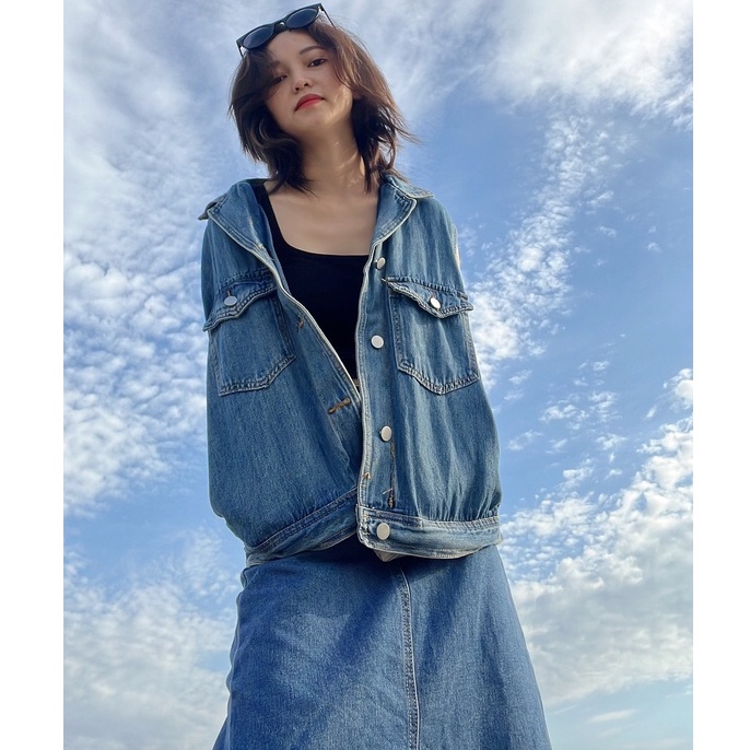 Áo khoác jeans gile - KJ98