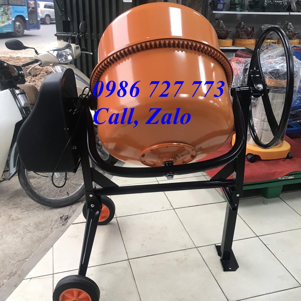 Máy trộn bê tông mini MT550, Máy đảo bê tông đời mới