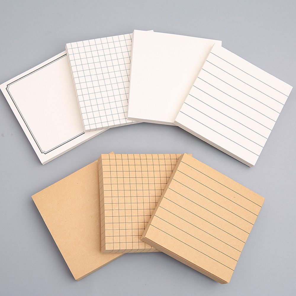 Set 80 tờ giấy ghi chú tự dính thiết kế đơn giản tiện dụng