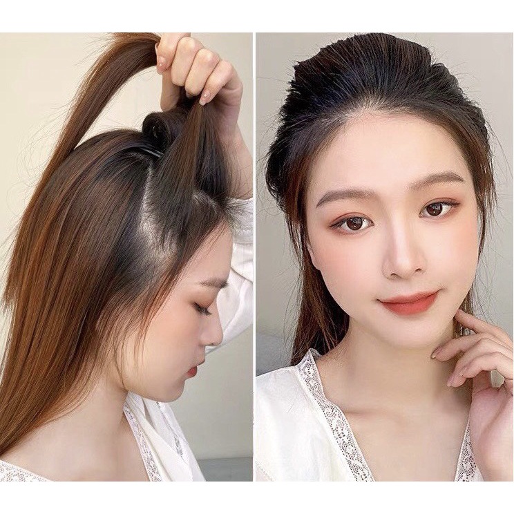Kẹp phồng chân tóc mái, độn phồng tóc nữ giúp tóc bồng bềnh sang chảnh - Kẹp tóc giả