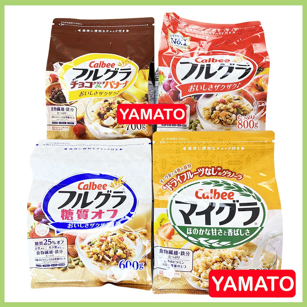 [HSD T4-5/2022] Ngũ Cốc Trái Cây Calbee Đủ 8 Vị Ngon Tuyệt - Nhật Bản | BigBuy360 - bigbuy360.vn