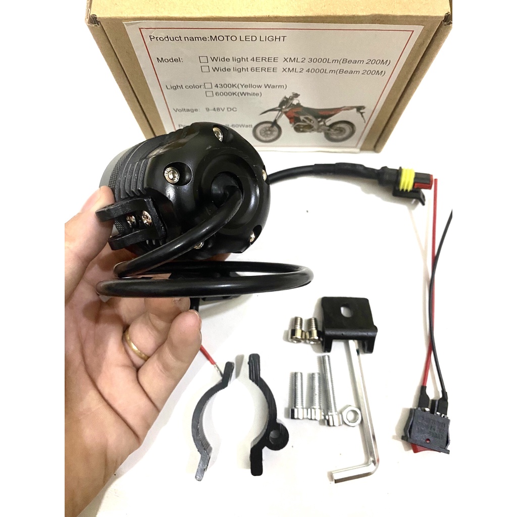 Đèn trợ sáng l4x Cree Loại 1 Siêu Sáng Bảo Hành 1 Năm