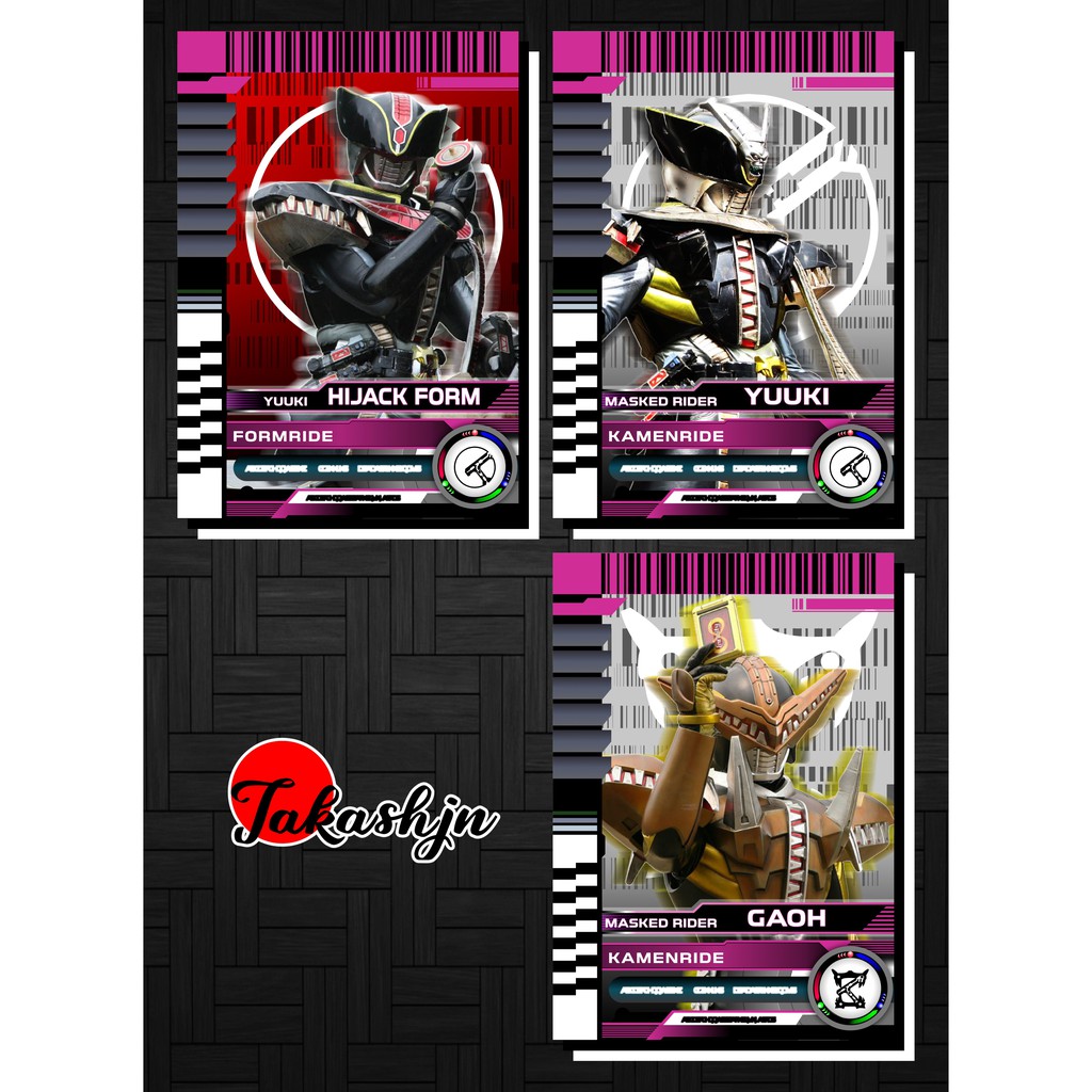 [Độc Quyền Phản Quang 7 Màu] Thẻ Bài (Card) Kamen Rider Den-O