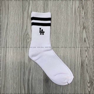 [HÀNG CHÍNH HÃNG] Vớ MLB cổ cao Two Line Small Logo