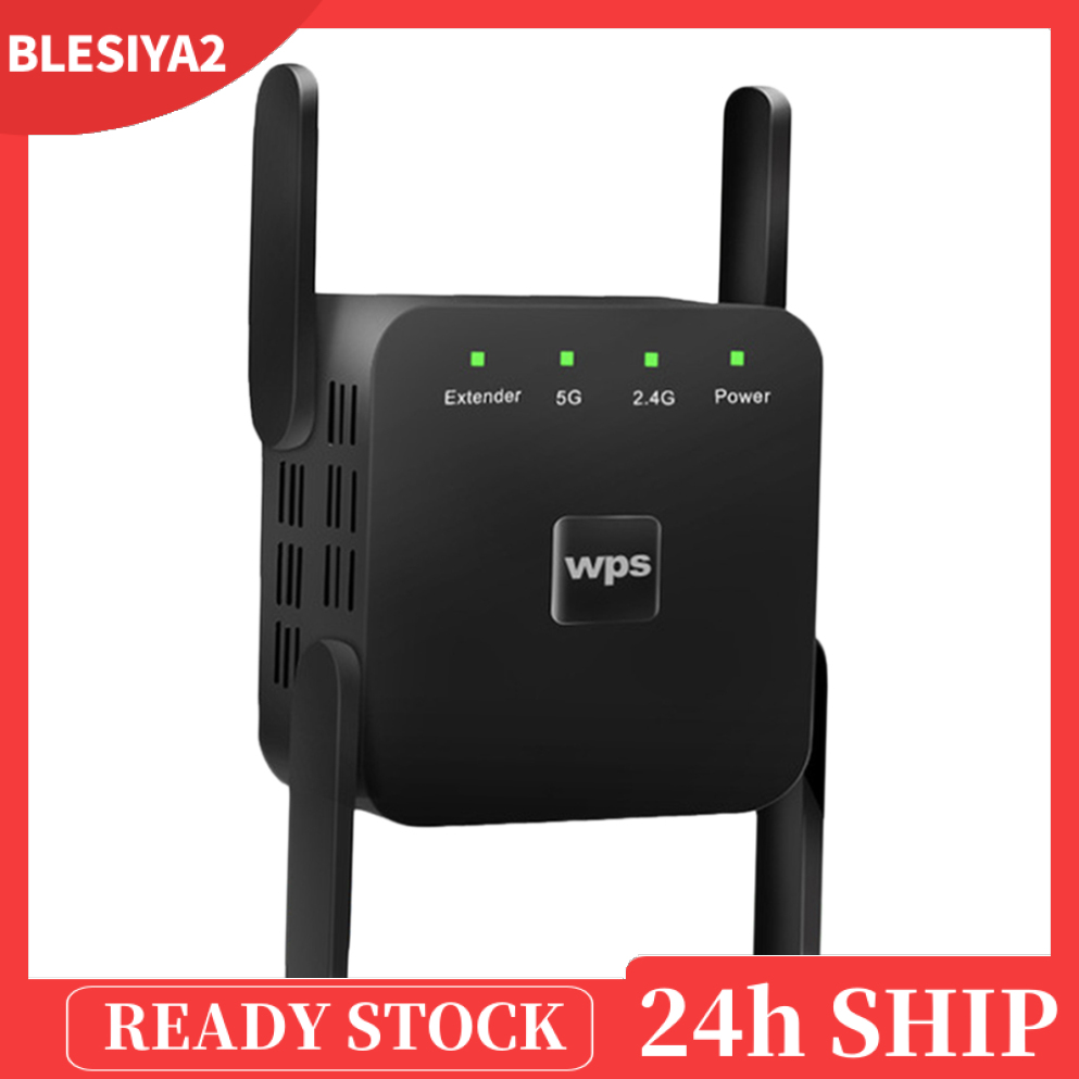(Hàng Mới Về) Bộ Khuếch Đại Sóng Wifi Không Dây 1200mbps 2.4g 5g 4 Đầu Cắm Eu | BigBuy360 - bigbuy360.vn