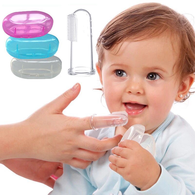 Bàn Chải Đánh Răng Silicone Hình Chữ U Xoay 360 Độ Cho Bé Từ 2-12 Tuổi