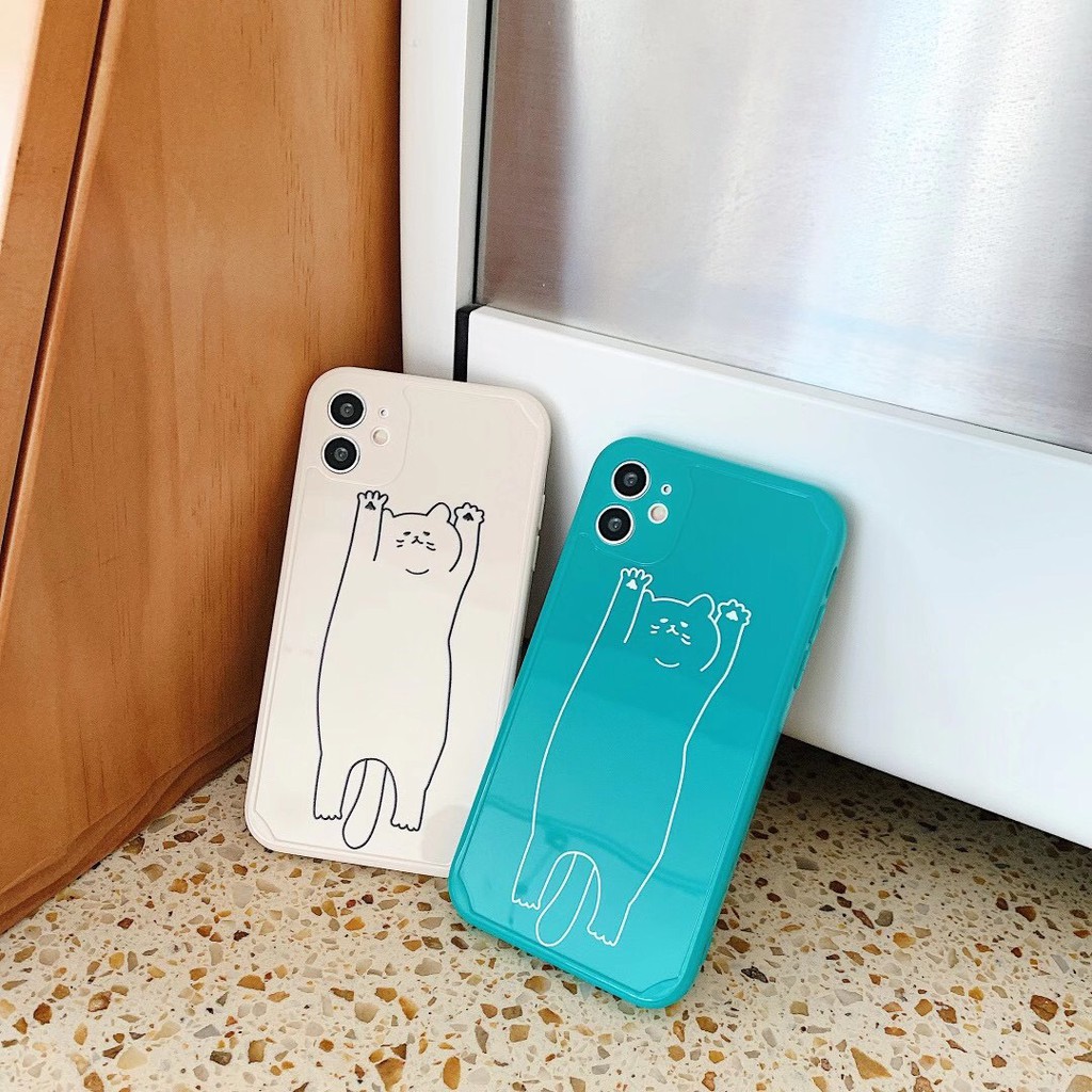 Ốp điện thoại TPU họa tiết mèo dễ thương cho iPhone 7 Plus / 8 + / X / Xr / Xs Max / 11 Pro Max / 12 Pro Max / 12 Mini | BigBuy360 - bigbuy360.vn