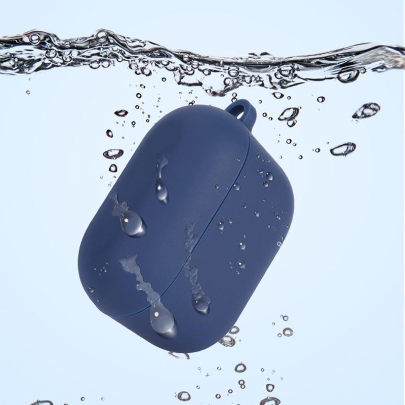 Vỏ Bảo Vệ Hộp Sạc Tai Nghe Xemal X3 Bằng Silicon Mềm Trong Suốt Kèm Móc Treo Tiện Dụng