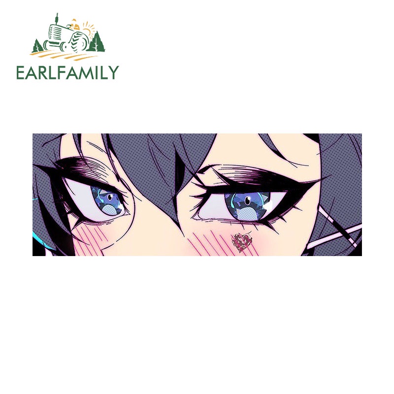 Earlfamily 13cm x 4,8cm cho Sakurajima Mai Xe Dán Anime Đề Can Thời Trang Caravan Chống Trầy Xước Thân Xe Dễ Thương Kiểu Dáng Xe