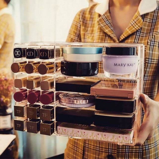 Khay đựng 18 ô son phấn, bảng mắt size lớn
