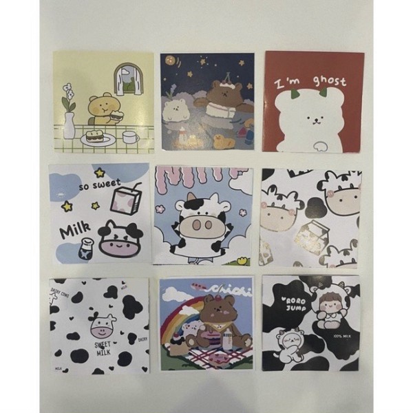 Card ảnh trang trí balo | decor dán tường cute xinh xinh 🧸 HÀNG CÓ SẴN