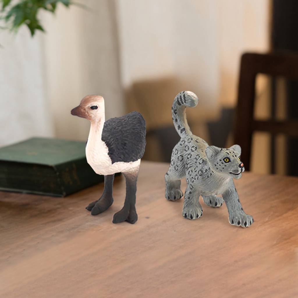 Bigdiscount Imitation Animal Delicate Lifelike Cognitive-enhancing Simulated Zoo Animal Figurine for Kids