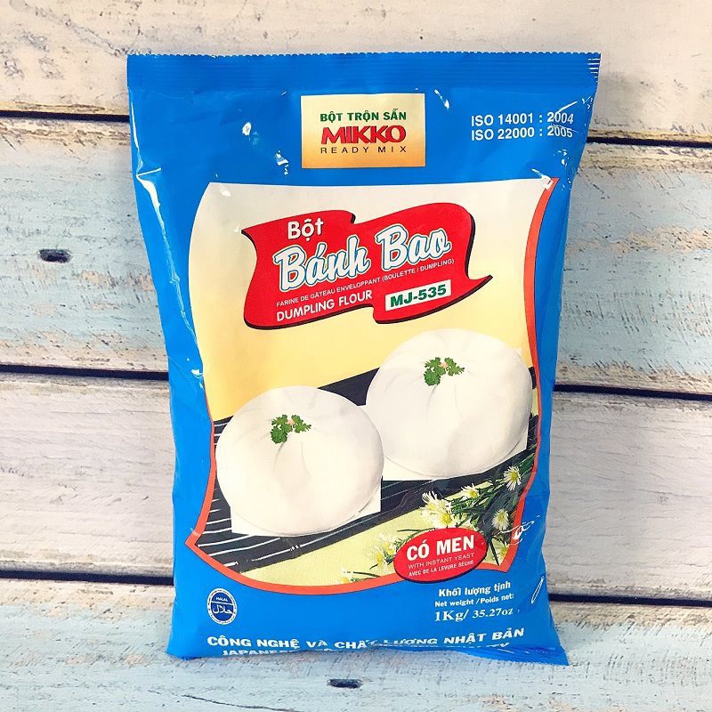 Bột làm bánh bao có men sẵn Mikko 1 kg