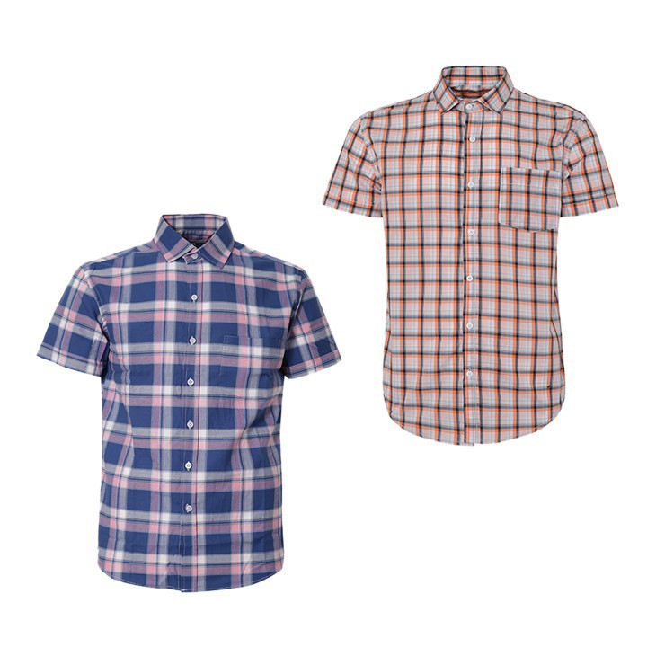 Combo 2 Áo Sơ Mi Nam Sọc Caro Gabofashion Cao Cấp CSM034 ( nhiều màu ) hàng vnxk