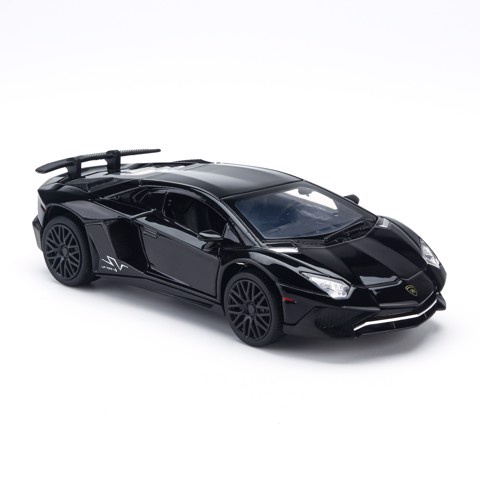 MÔ HÌNH XE XE MÔ HÌNH LAMBORGHINI AVENTADOR LP750-4 SV BLACK 1:32 MINIAUTO