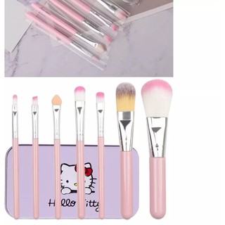 BỘ CỌ TRANG ĐIỂM 7 MÓN HELLO KITTY SIÊU KUTE