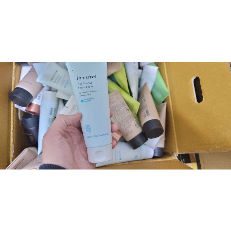 Bộ sưu tập tất cả các loại sữa rửa mặt innisfree cho mọi loại da, da dầu, da khô, da mụn...