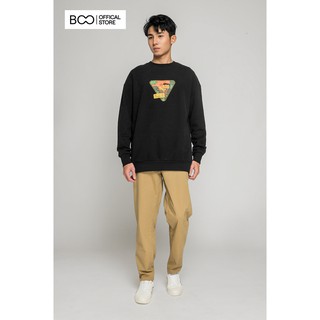  Áo Nỉ BOO Nam Nữ Unisex Dáng Oversize Form Rộng Nỉ Da Cá In Hình Busticker