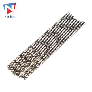 Bộ 10 mũi khoan xoắn 0.8mm bằng thép gió chất lượng cao