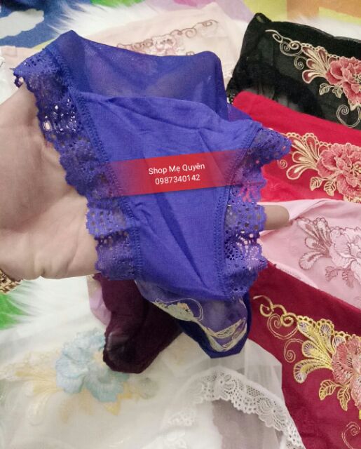 Quần Chip ren cạp vừa- Hàng xuất Nhật Kháng khuẩn