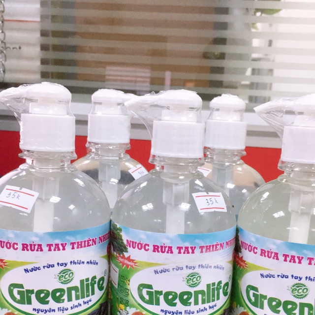 Nước rửa tay sinh học Greenlife