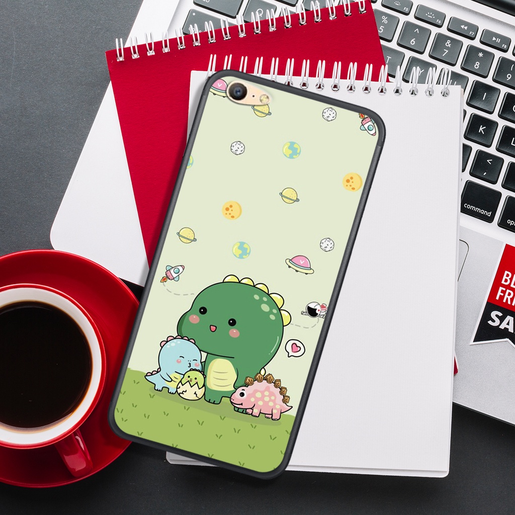 [HOT]ỐP OPPO A33 - A37 - F1 Plus - A39 - A57  , IN HÌNH KHỦNG LONG CHIBI SIÊU DỄ THƯƠNG.