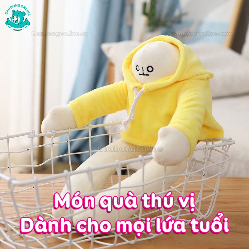 Người Chuối Banana Man Nhồi Bông Trầm Cảm Đáng Yêu Cao Cấp Gấu Bông Online