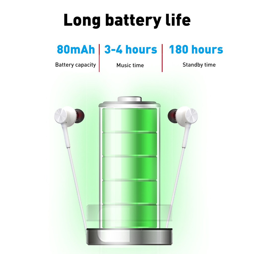 Tai Nghe Nhét Tai Không Dây Ms S6-B Kết Nối Bluetooth Kiểu Dáng Thể Thao | BigBuy360 - bigbuy360.vn