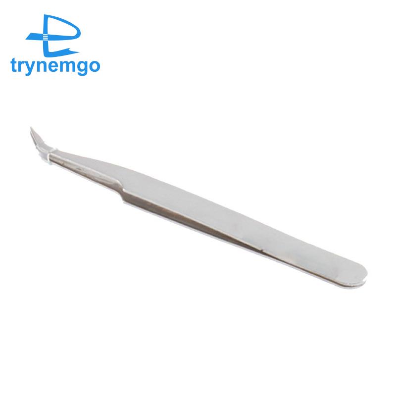 Anti-static Tweezer Maintenance Tool Curved Pointed Stainless Steel