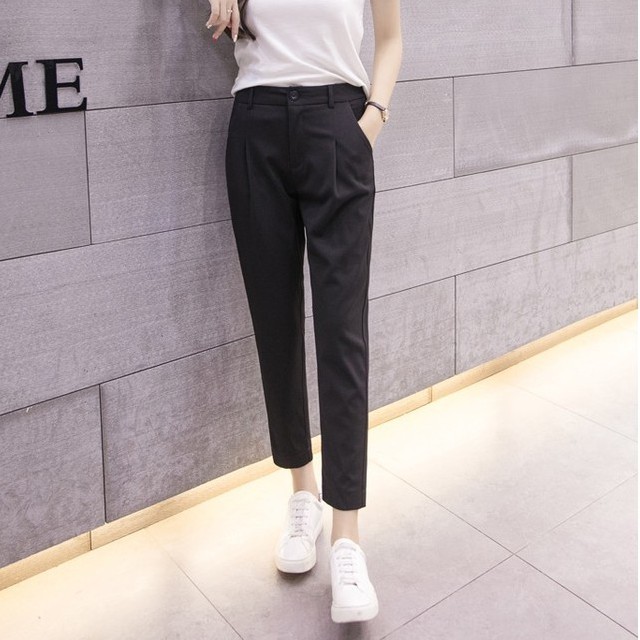 Quần baggy vải công sở 2 li hàn quốc chất tuyết mưa