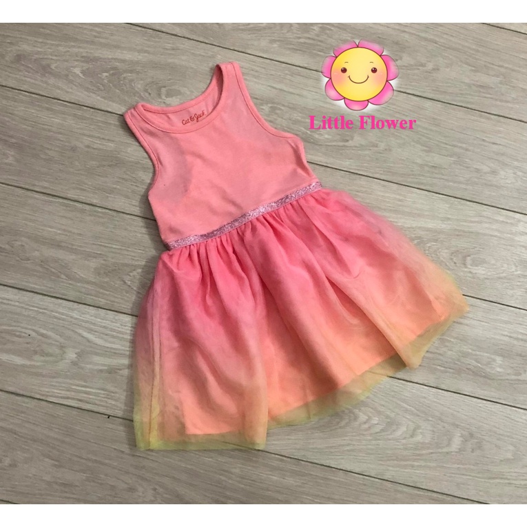 Váy, đầm công chúa dáng xòe họa tiết cầu vồng-Váy Tutu Cat&Jack cho bé