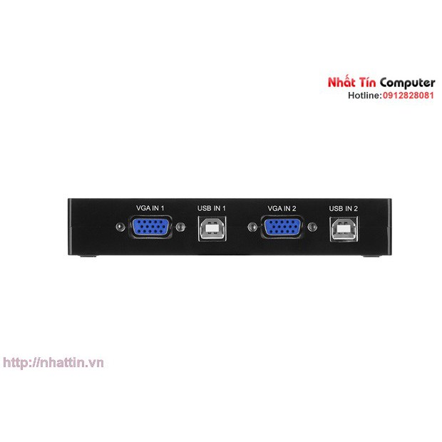 Bộ chuyển tín hiệu 2 CPU dùng 1 Màn hình KVM Switch USB Chính hãng Ugreen 30357 cao cấp