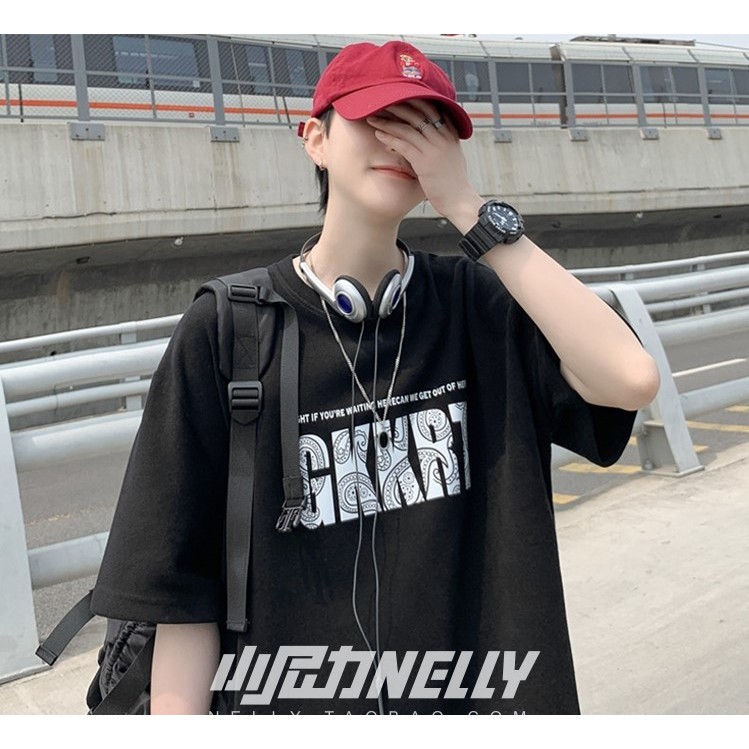Áo thun Unisex nam nữ Shynstores form rộng in chữ vải đẹp freeship