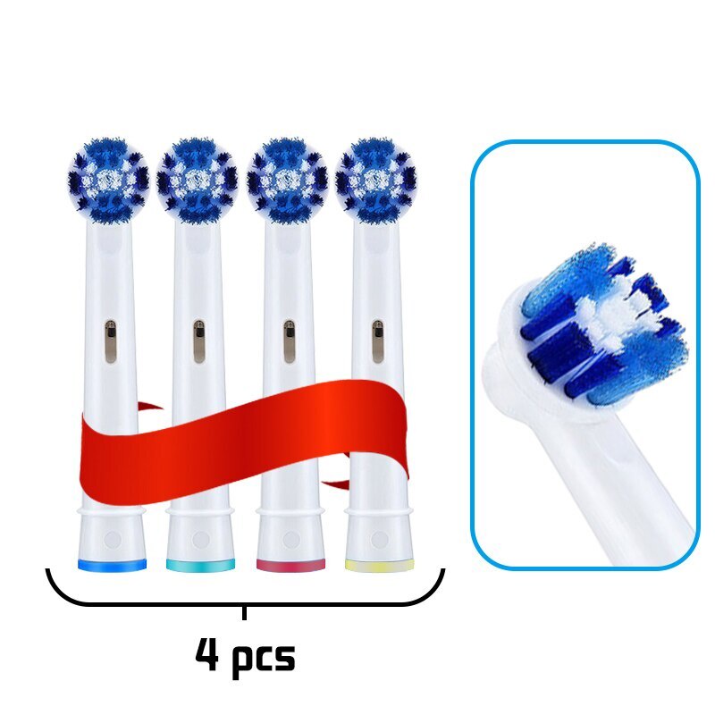 Set 4 Đầu Bàn Chải Điện Thay Thế Cho oral b Infinity cross action advance triumph excel