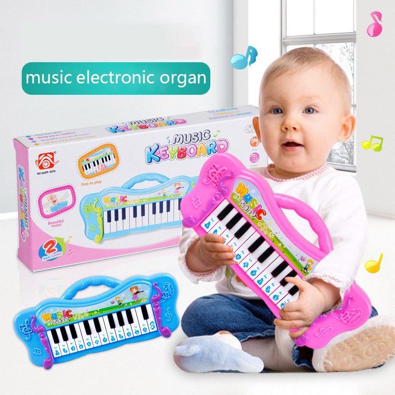 Đàn Organ Điện Mini Có Nhiều Nút Bấm Đa Năng Cho Bé