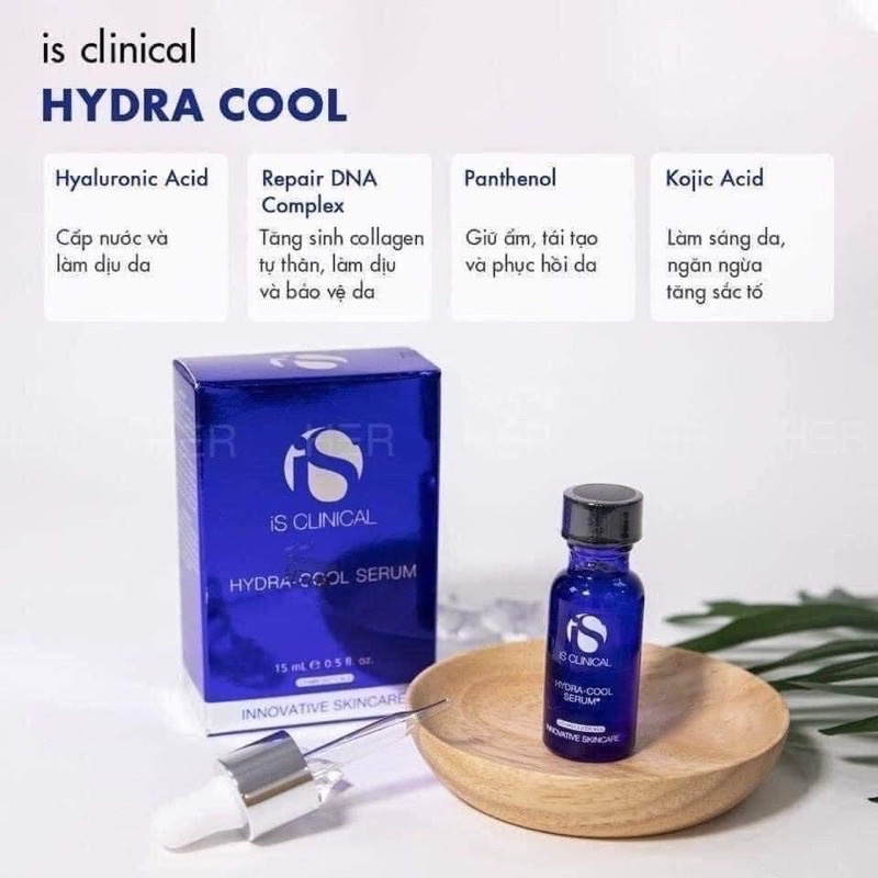 Serum B5-HA- Rau Má Hydra Cool iS CLINICAL cấp nước, phục hồi da t ổn th ương
