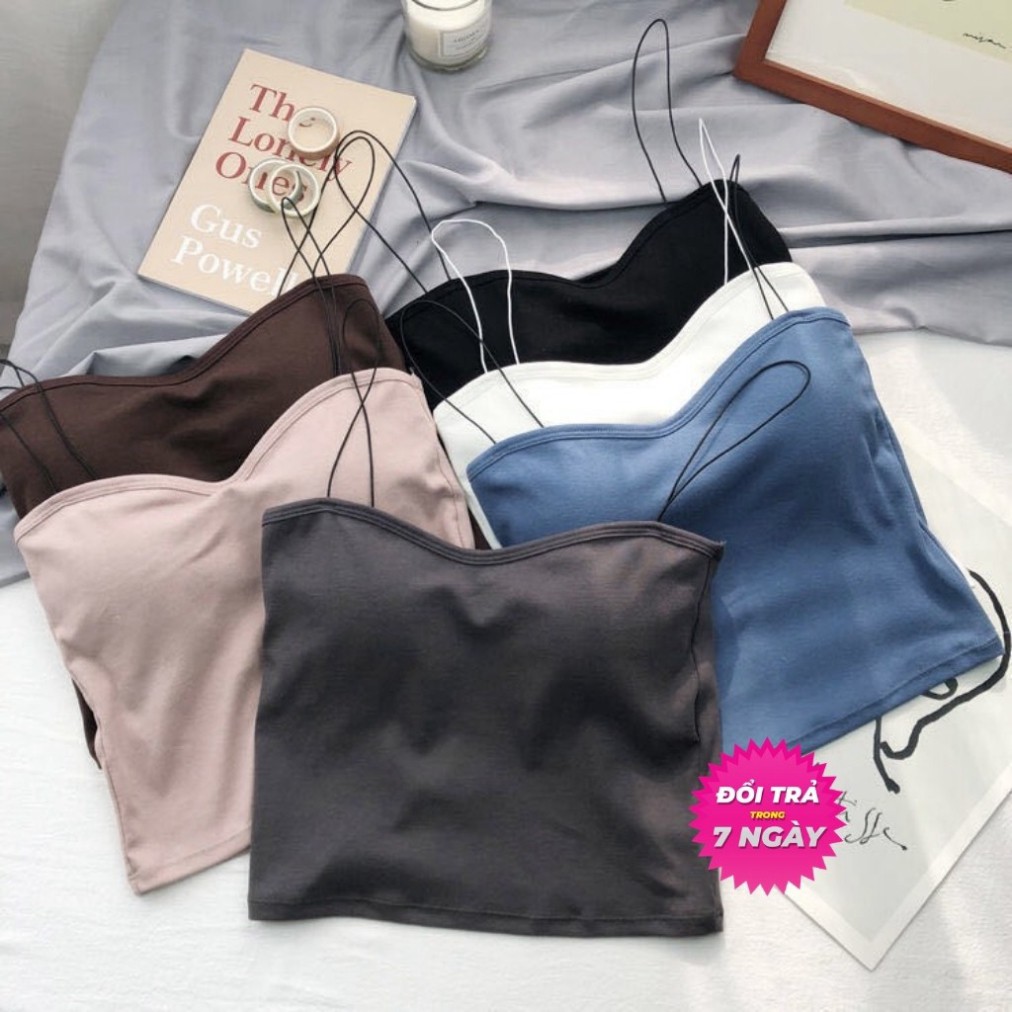 Áo Ngực Chất Thun Thun Cotton BRA11 Bra Hở Vai Cực Hot Hit 2020 Siêu Thoải Mái Mỏng