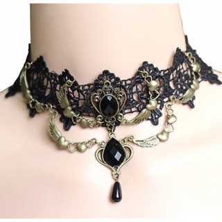 Vòng cổ chocker kèm vòng tay sang chanh