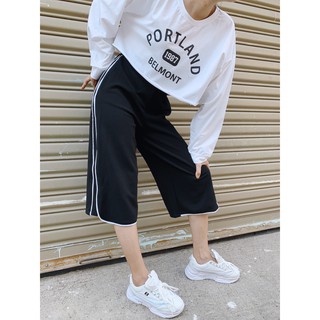 QUẦN LỬNG CULOTTES VIỀN TRẮNG
